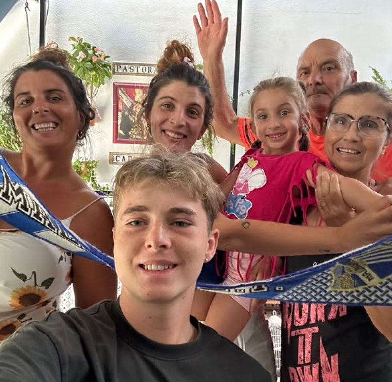 Familia anfitriona María y Jorge
